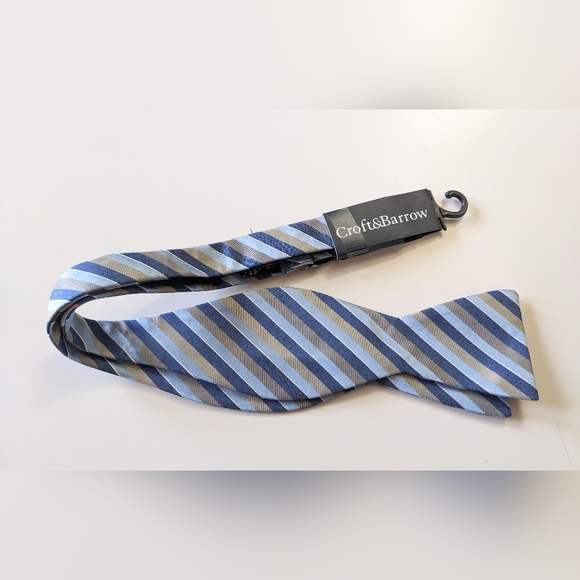 CROFT & BARROW, Striped Bow Tie - Picture 2 of 4